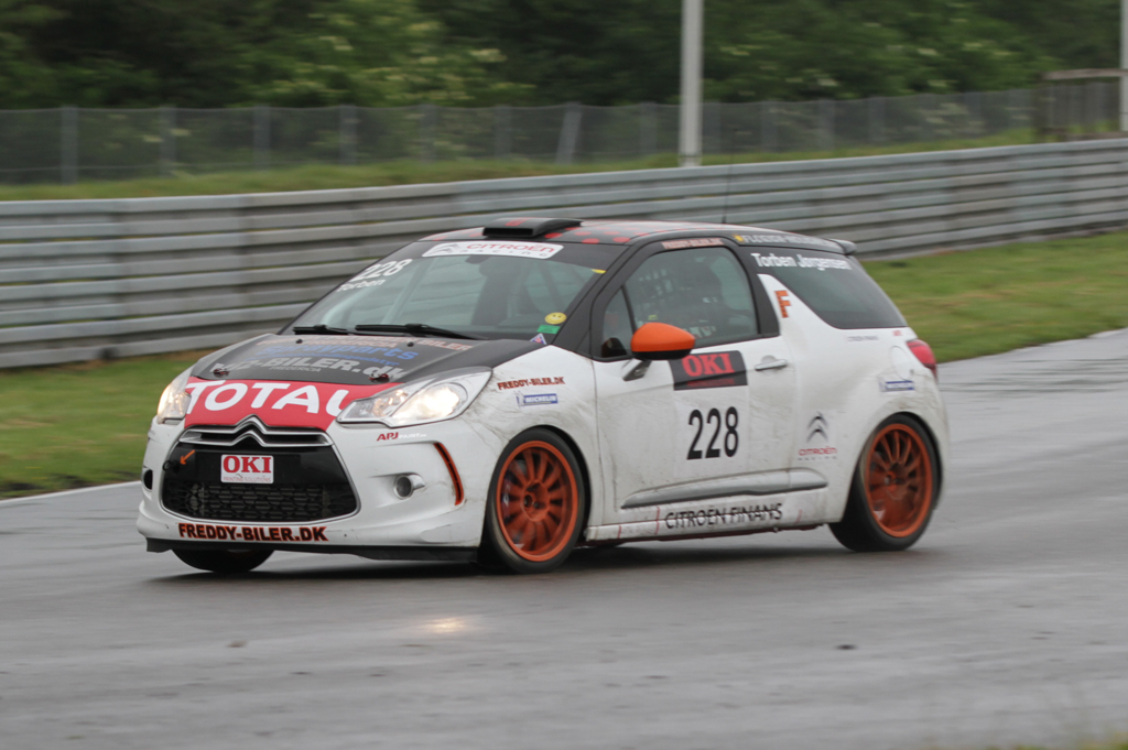 Vinder af andet løb i Citroen DS3 Cup, Torben Jørgensen
(Foto: Motorsporten.dk)